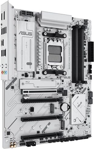 ASUS B650E MAX Gaming WiFi AMD B650 ATX Motherboard ، DDR5 ، PCIE 5.0 Ready ، 3x M.2 Slots ، Wi-Fi 6E ، Realtek 2.5GB Ethernet ، DisplayPort ، HDMI ™ ، USB 10GBPS Type-A & Type-C® ، Bios Flashback ™ ، Aura Sync in Saudi Arabia