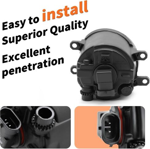 Fog Light Assembly Compatible with Corolla 2009-2010 Fog Lamp w/H11 12V 55W Halogen Bulbs & Bezels & Harness & Switch in Saudi Arabia
