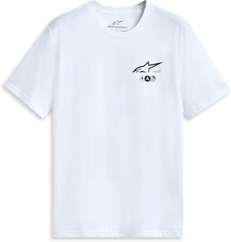 alpinestars tee asym csf - كم قصير ، ملابس رياضية للدراجات النارية ، أبيض ، حجم - s in Saudi Arabia