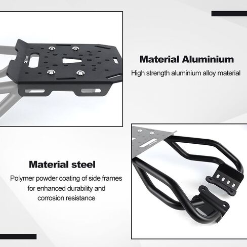 Xitomer Luggage Rack Compatible with YZF-R3 2015-2025, YZF R25 2014-2024, MT-25 MT 03 2015-2025 Rear Rack Motorcycle Carrier Enduro Cargo Rack in Saudi Arabia