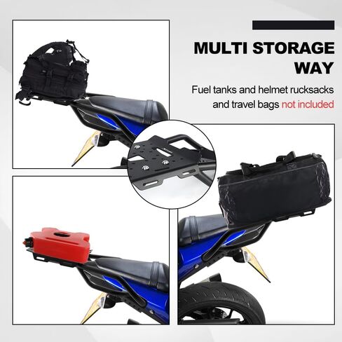 Xitomer Luggage Rack Compatible with YZF-R3 2015-2025, YZF R25 2014-2024, MT-25 MT 03 2015-2025 Rear Rack Motorcycle Carrier Enduro Cargo Rack in Saudi Arabia