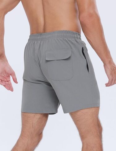 APTRO Mens Swim Trunks 5 inch Board Shorts Quick Dry Bathing Suits with Mesh Lining Beach Swim Shorts with Zipper Pockets in Kuwait