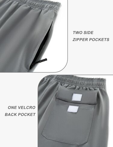 APTRO Mens Swim Trunks 5 inch Board Shorts Quick Dry Bathing Suits with Mesh Lining Beach Swim Shorts with Zipper Pockets in Kuwait