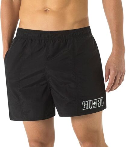Dolfin Lifeguard Men's Solid 5" Water Short Red in Saudi Arabia