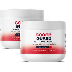 كريم مضاد للتهيج - زبدة الشامواه لركوب الدراجات والجري وصالة الألعاب الرياضية والأنشطة الخارجية، كريم طبيعي مضاد للتهيج لتهيج الفخذين، كريم للتهيج للنساء والرجال (8oz) in Kuwait