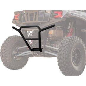 SuperATV UTV Rear Bumper for 2020+ Kawasaki Teryx KRX 1000, 1.75" Diameter Heavy-Duty Steel Tubing, Black Powder Coat, Sleek and Stylish, Allows Full Rear Cargo Area Access, See Fitment, USA Made in Kuwait