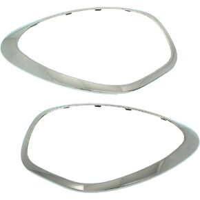 Garage-Pro Headlight Bezel SET Compatible with Mini Cooper Countryman 2011-2016, Cooper Paceman 2013-2016 Driver and Passenger Side, Chrome in Saudi Arabia