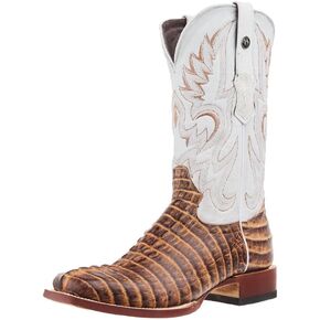 Men Orix Brown Caiman Tail Print 13in Montana Ice Top Boot in Kuwait