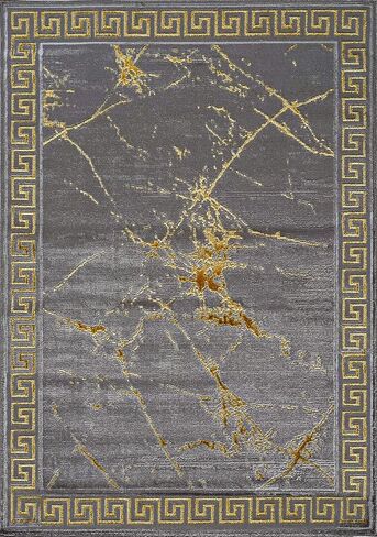 GLORY RUGS Area Rugs Marble 8x10 Cream Gold Carpet Modern Abstract Rug Living Room Dining Bedroom Rug in Kuwait