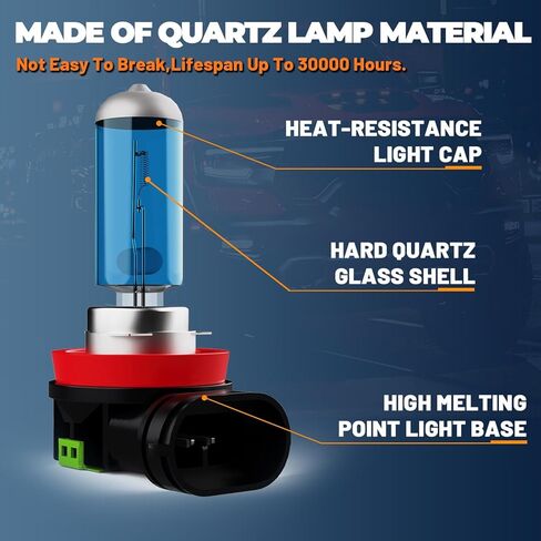 مصابيح المصابيح الأمامية متوافقة مع Mazda 2 2011-2019 ، 9003 High Low Beam + H11 Fog Light in Saudi Arabia
