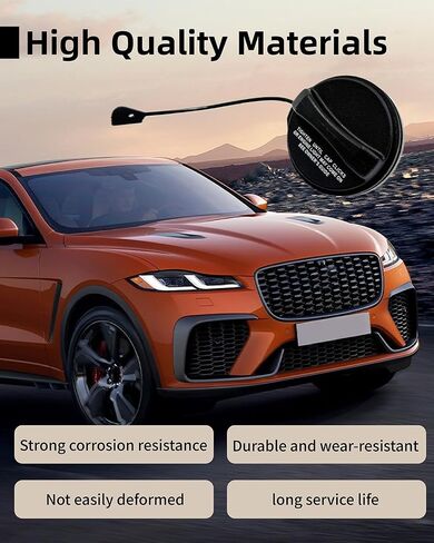 T2H46581 غطاء خزان الوقود مناسب لـ Jaguar XE 2015-2022/XF 2016-2022/F-Pace 2016-2022/F-Type 2014-2022 غطاء زيت البنزين in Saudi Arabia