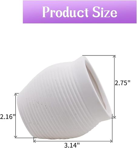 Betta Fish Tank Accessories Decor Hideaway Landscape Ceramic Jar Ornament Aquarium Decorations Shrimp Shelter Cave Hideout for Amano Cichlid Bonsai to Spawn (Large) in Kuwait