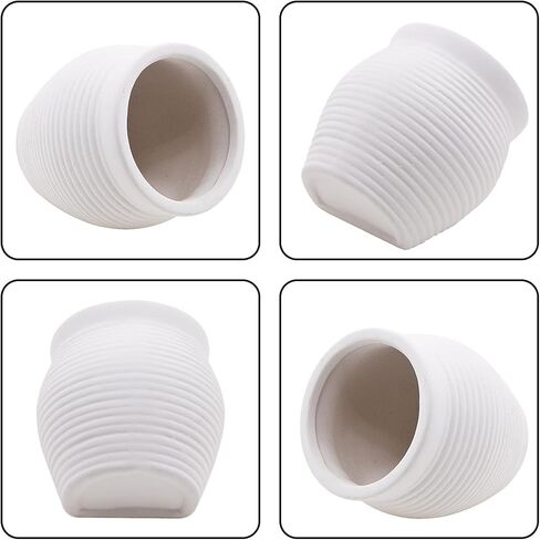 Betta Fish Tank Accessories Decor Hideaway Landscape Ceramic Jar Ornament Aquarium Decorations Shrimp Shelter Cave Hideout for Amano Cichlid Bonsai to Spawn (Large) in Kuwait