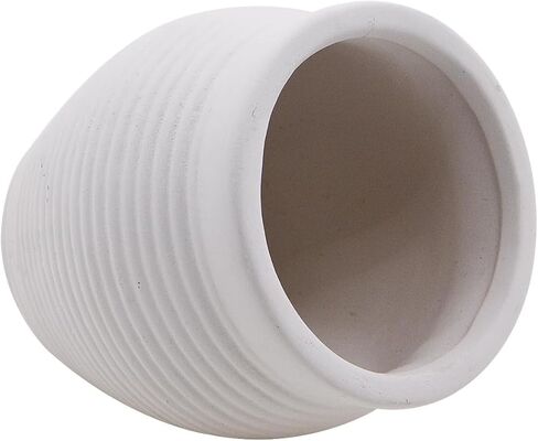 Betta Fish Tank Accessories Decor Hideaway Landscape Ceramic Jar Ornament Aquarium Decorations Shrimp Shelter Cave Hideout for Amano Cichlid Bonsai to Spawn (Large) in Kuwait