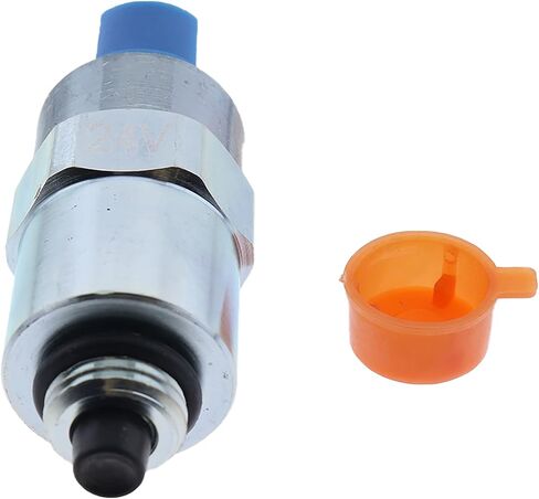 FridayParts 24V Stop Solenoid 7185-900P Compatible for Perkins Engine 1006T Delphi DP200 Pump 3.152 4.107 4.203 4.236 4.248 6.354 Series Replacement in Saudi Arabia