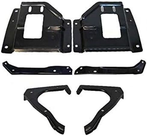 Front Bumper Mounting Plate Support Bracket 6Pcs Fits F250 F350 F450 2001-2004 FO1066133 FO1067133 FO1066128 FO1067128 FO1066149 FO1067149 in Saudi Arabia