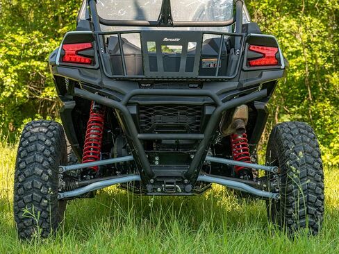 SuperATV UTV Rear Bumper for 2020+ Kawasaki Teryx KRX 1000, 1.75" Diameter Heavy-Duty Steel Tubing, Black Powder Coat, Sleek and Stylish, Allows Full Rear Cargo Area Access, See Fitment, USA Made in Saudi Arabia