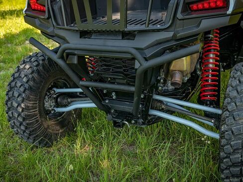 SuperATV UTV Rear Bumper for 2020+ Kawasaki Teryx KRX 1000, 1.75" Diameter Heavy-Duty Steel Tubing, Black Powder Coat, Sleek and Stylish, Allows Full Rear Cargo Area Access, See Fitment, USA Made in Saudi Arabia
