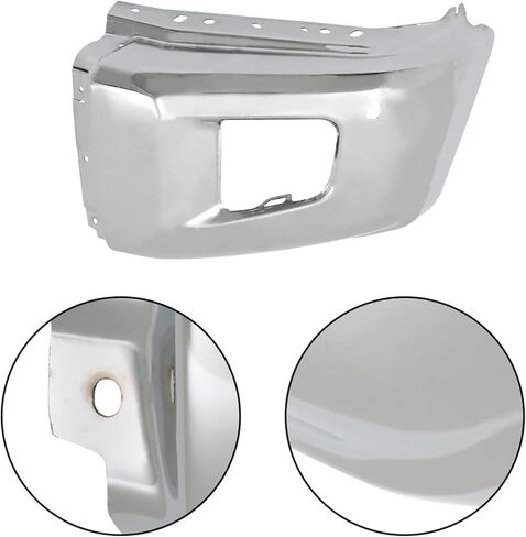 labwork Chrome Front Left Bumper End Cap with Parking Hole Replacement for Toyota Tundra 2014-2021 TO1004185 521130C050 in Saudi Arabia