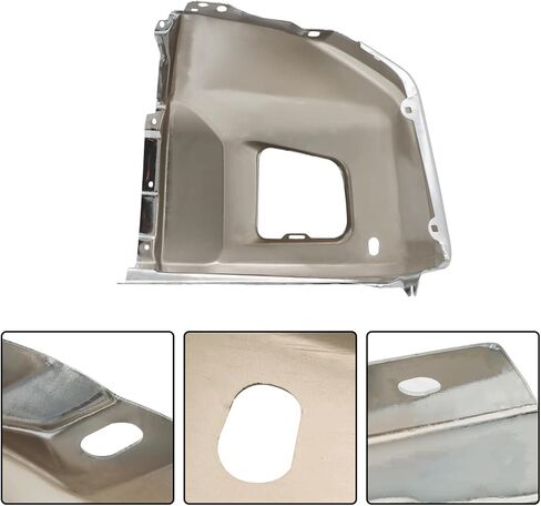 labwork Chrome Front Left Bumper End Cap with Parking Hole Replacement for Toyota Tundra 2014-2021 TO1004185 521130C050 in Saudi Arabia
