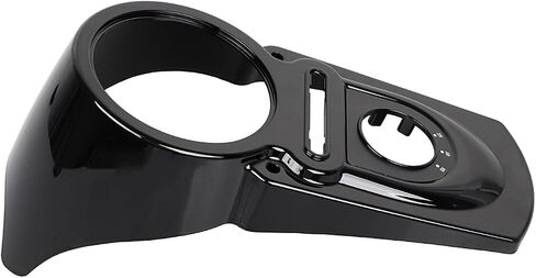 Gloss Black ABS Tank Dash Panel Cover Speedo Housing For Harley Dyna Fat Bob Super Wide Glide Low Rider 2004-UP in Saudi Arabia