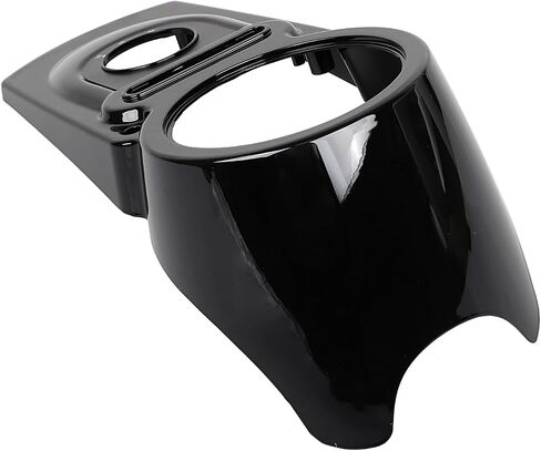 Gloss Black ABS Tank Dash Panel Cover Speedo Housing For Harley Dyna Fat Bob Super Wide Glide Low Rider 2004-UP in Saudi Arabia