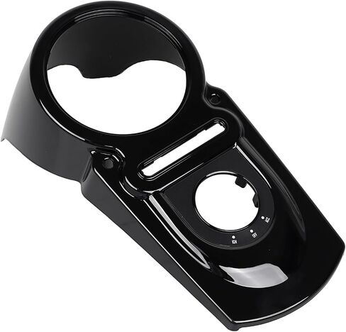 Gloss Black ABS Tank Dash Panel Cover Speedo Housing For Harley Dyna Fat Bob Super Wide Glide Low Rider 2004-UP in Saudi Arabia