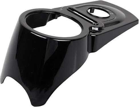 Gloss Black ABS Tank Dash Panel Cover Speedo Housing For Harley Dyna Fat Bob Super Wide Glide Low Rider 2004-UP in Saudi Arabia