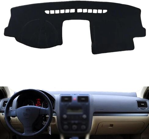 Fit for VW Jetta A5 2006-2011 LHD, Car Dashboard Cover, Multifunction Dash Mat Dashboard Cover, Easy to Use in Saudi Arabia