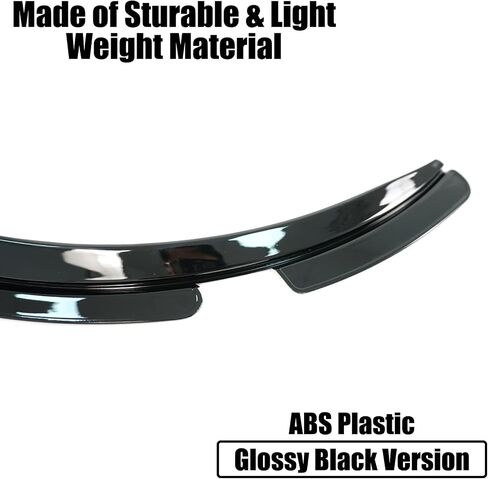 2pcs تقلب العجلة الخلفية لكورفيت C8 2020-2024 Stingray/Z51/Z06 Fender Fender Extensions (أسود لامع) in Saudi Arabia