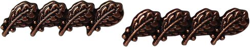 4 Bronze Oak Leaf Clusters (unmounted) Bronze Ribbon Device For military medals and ribbons Sold as a Pair in Saudi Arabia