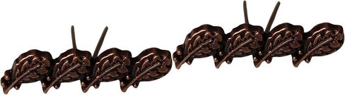 4 Bronze Oak Leaf Clusters (unmounted) Bronze Ribbon Device For military medals and ribbons Sold as a Pair in Saudi Arabia