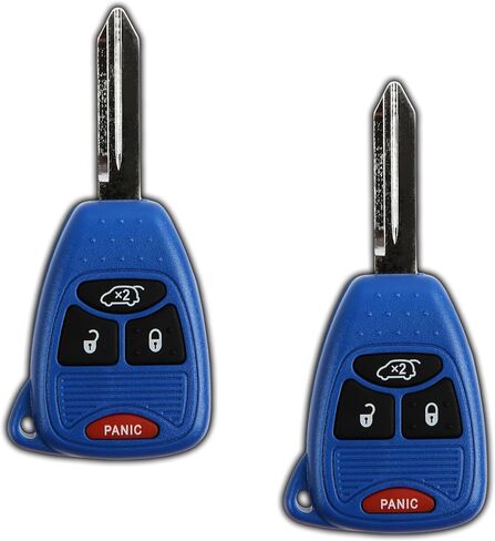 KeylessOption Key Fob for 2004 2005 2006 2007 2008 2009 2010 2011 2012 2013 2014 2015 2016 Chrysler 300 Dodge Durango Ram Jeep Cherokee Remote, 4-Button OHT692427AA, Programming Guide Included in Saudi Arabia