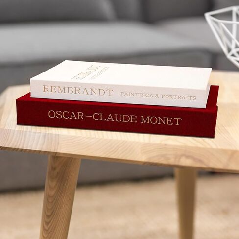 Decorative Books, Coffee Table Books Decor, Faux Decor Book Storage Box for Decoration, Linen Fake Book for Home Table Decor, Bedside Tables Decors, Home Room Bookshelf Decors, Pack of 2 in Saudi Arabia