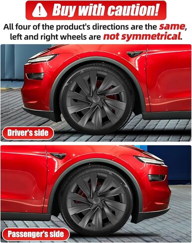 طراز Y Wheel Covers 19 بوصة ، 19 بوصة CENTER CENT CAP KIT متوافقة مع Tesla Model Y Juniper Matte Black (19 بوصة طراز Y Juniper) in Kuwait