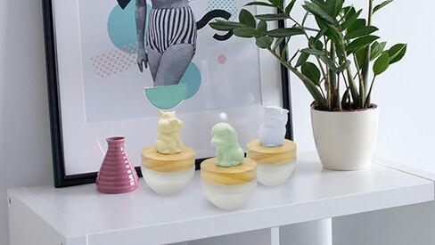 Fragrance Gypsum Passive Diffuser, Bathroom Diffuser, Room Scent & Home Fragrance, Housewarming Gift Classy Owl with Lovely Rose Scent 6.76OZ(200ml) in Saudi Arabia