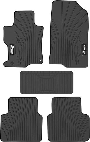 حصيرة الأرضية متوافقة مع 2008-2012 هوندا أكورد سيدان 4DOOR فقط ، الجبهة والخلفية البيج 4PC CAR CARPET in Saudi Arabia
