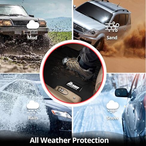 حصيرة الأرضية متوافقة مع 2008-2012 هوندا أكورد سيدان 4DOOR فقط ، الجبهة والخلفية البيج 4PC CAR CARPET in Saudi Arabia