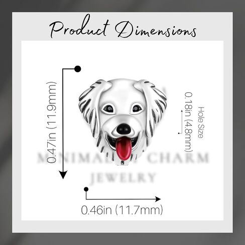 Pet Charm, Cute Dog Charm, Animal Dangle Charm, Sterling Silver Charm, Gift For Women, Friends, Wife, Mother, Christmas, and Halloween, Compatible With Pandora in Saudi Arabia