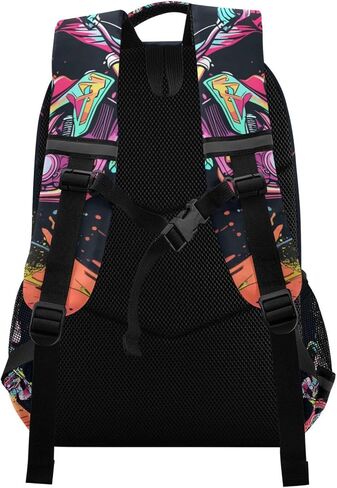 Motocross Potorcycle Race Race Backpack 3rd 4th Screen School School Cofbags Travel Labtop Daypack Bag for Boys Girls in Kuwait