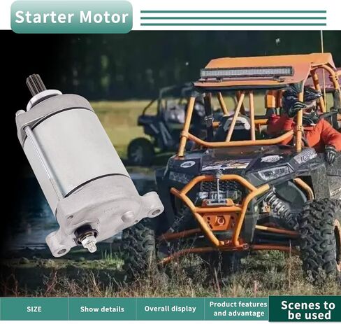 Road Passion 21163-0064 Starter Motor متوافق مع ZX1000 ZX-10R ZX10R ZX-10RR ZX10RR NINJA KRT EDITION 2014-2021 21163 0064 211630064 in Saudi Arabia