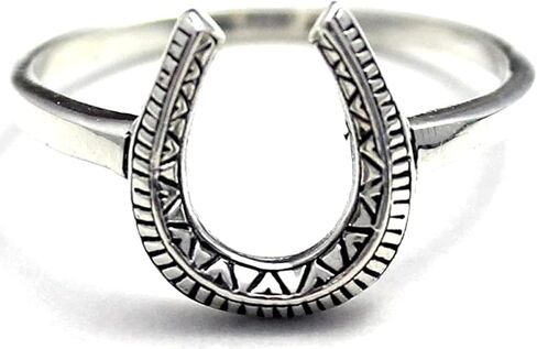 COSUMOSU Horseshoe 925 Sterling Silver Rings in Saudi Arabia