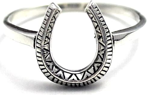 COSUMOSU Horseshoe 925 Sterling Silver Rings in Saudi Arabia