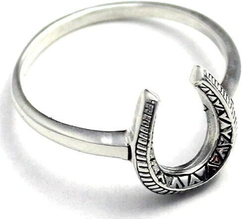 COSUMOSU Horseshoe 925 Sterling Silver Rings in Saudi Arabia