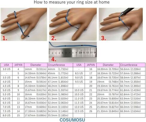 COSUMOSU Horseshoe 925 Sterling Silver Rings in Saudi Arabia