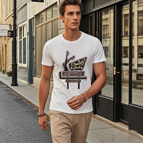 Made in US Treaty Oak Revival tee Mens Graphic Design Men t-Shirts in Saudi Arabia