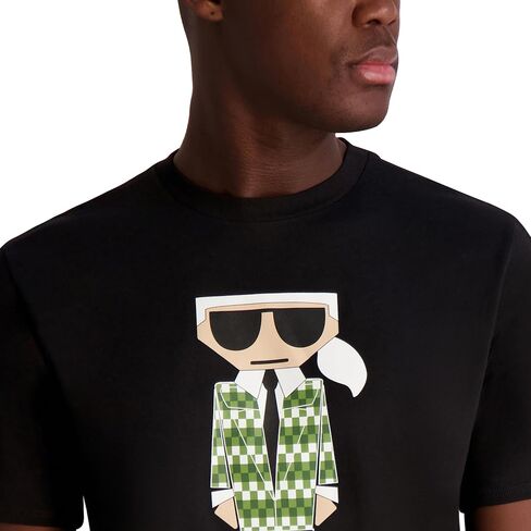KARL LAGERFELD Men's Short Sleeve Crewneck Graphic T-Shirt in Saudi Arabia