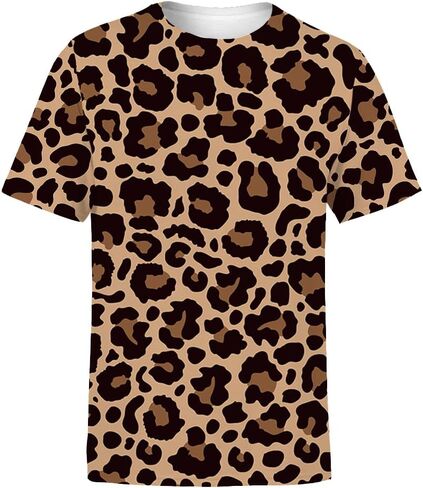 Unisex 3D Pattern Printed Casual Short Sleeve T-Shirts Summer Graphics Tops Tees for Men and Women in Saudi Arabia
