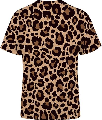 Unisex 3D Pattern Printed Casual Short Sleeve T-Shirts Summer Graphics Tops Tees for Men and Women in Saudi Arabia