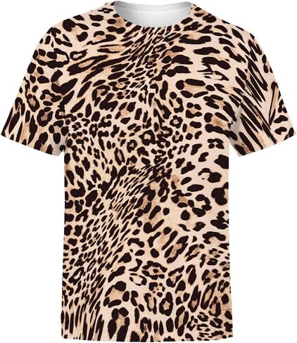 Unisex 3D Pattern Printed Casual Short Sleeve T-Shirts Summer Graphics Tops Tees for Men and Women in Saudi Arabia
